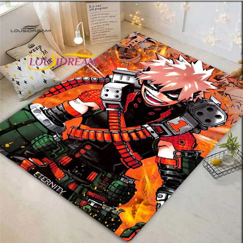 

My Hero Academia Katsuki Bakugou Anime Area Rug, Anime Carpet,Anime Rug, Holiday Gifts, Rugs For Living Room, Home Decor Ru