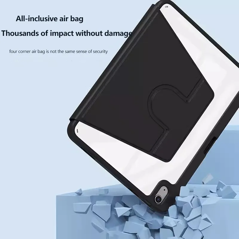 Фото Акриловые Чехлы для Lenovo Tab M11 11 2024 TB330FU Tab M11 11 11 дюймов B11 K11 360 Вращающийся чехол для планшета №4