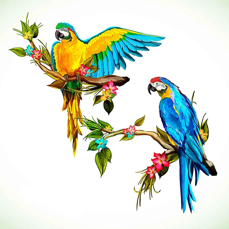 

Настенная наклейка ПВХ parrot