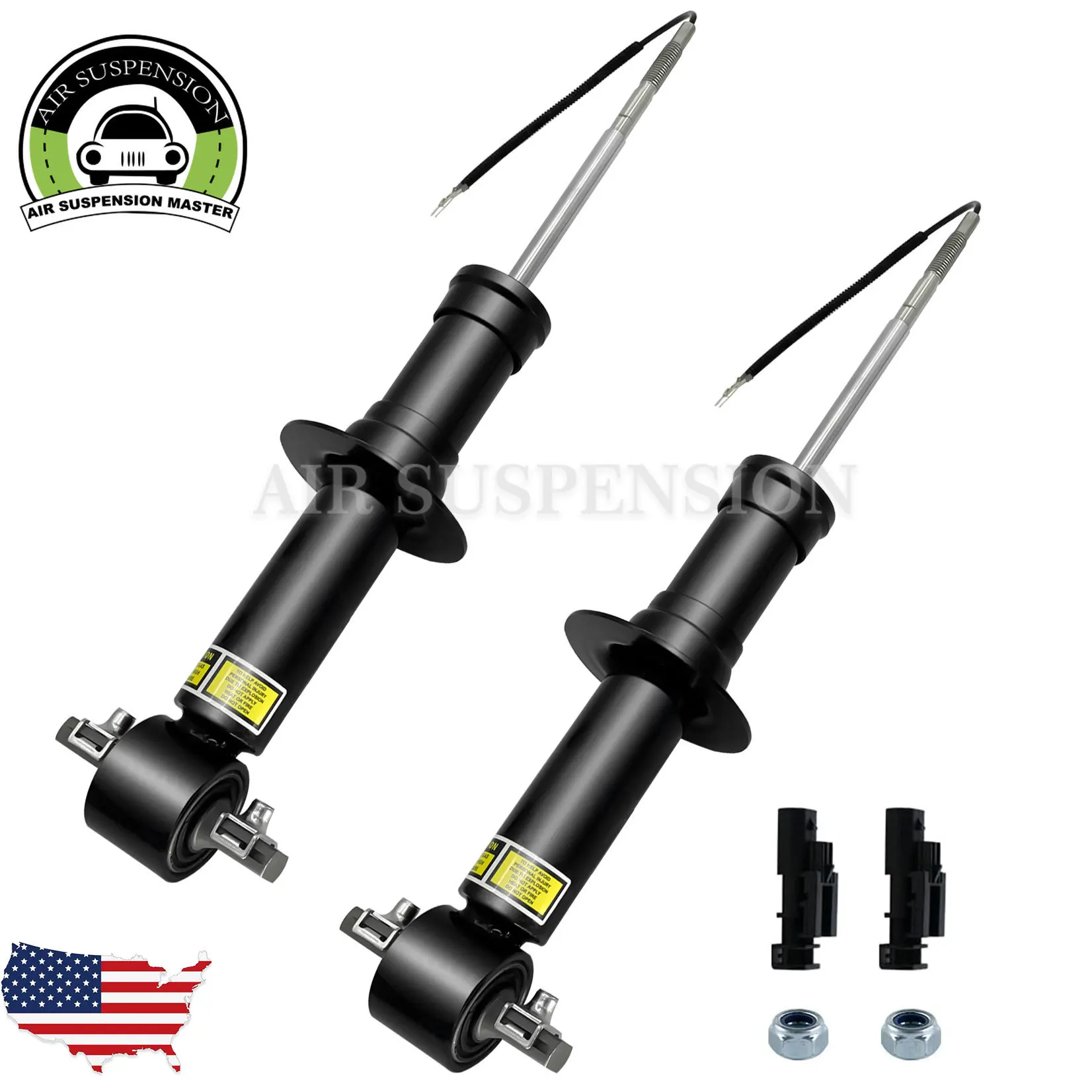 

Two Pcs Front Air Shock Absorber Struts Magnetic For GMC Yukon XL Cadillac Escalade Chevrolet Suburban &Tahoe 23312167 84061228