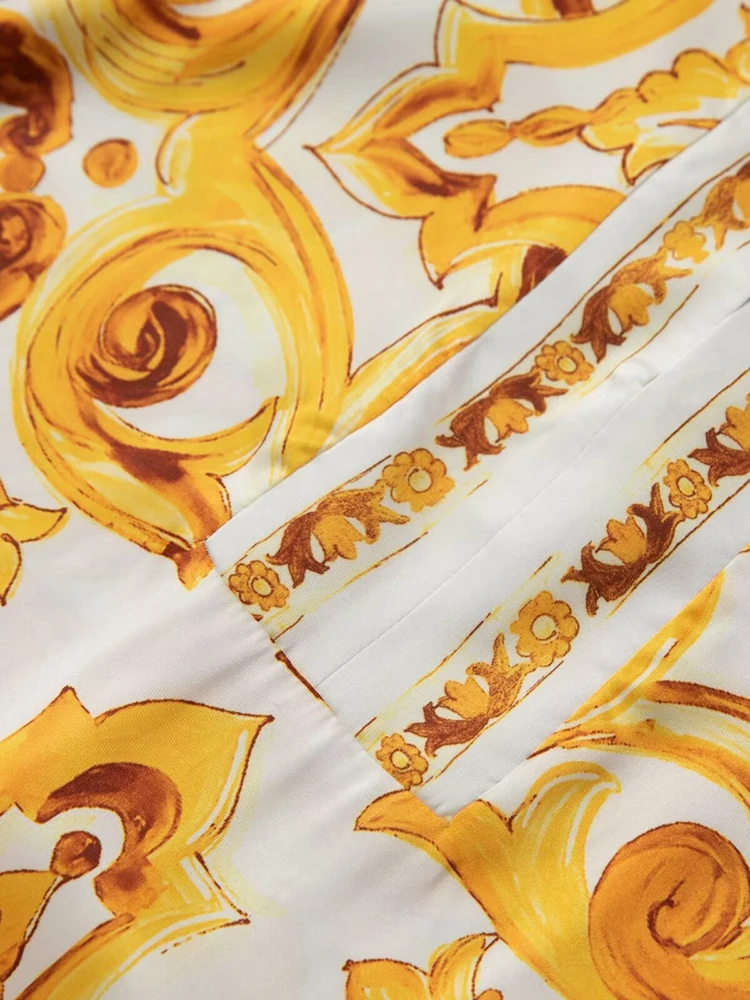 Женское длинное платье с расклешенным рукавом AELESEEN свободное Повседневное