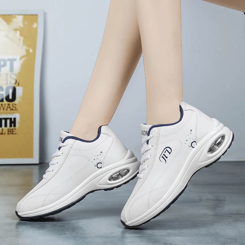 Women Dancing Shoes Fashion Multifunction Sneakers Air Cushion Walking Shoes Athletic Casual Breathable Trainers