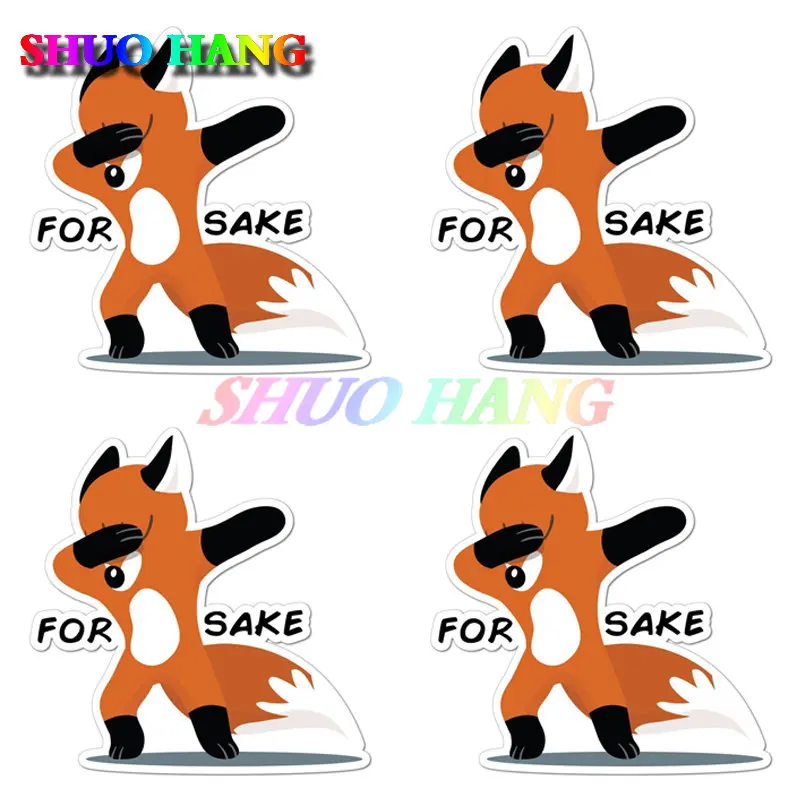 

Для лисы Саке шутка животное Милая грубая наклейка на машину виниловые автомобильные аксессуары для автомобиля мотоцикла гоночного автомобиля
