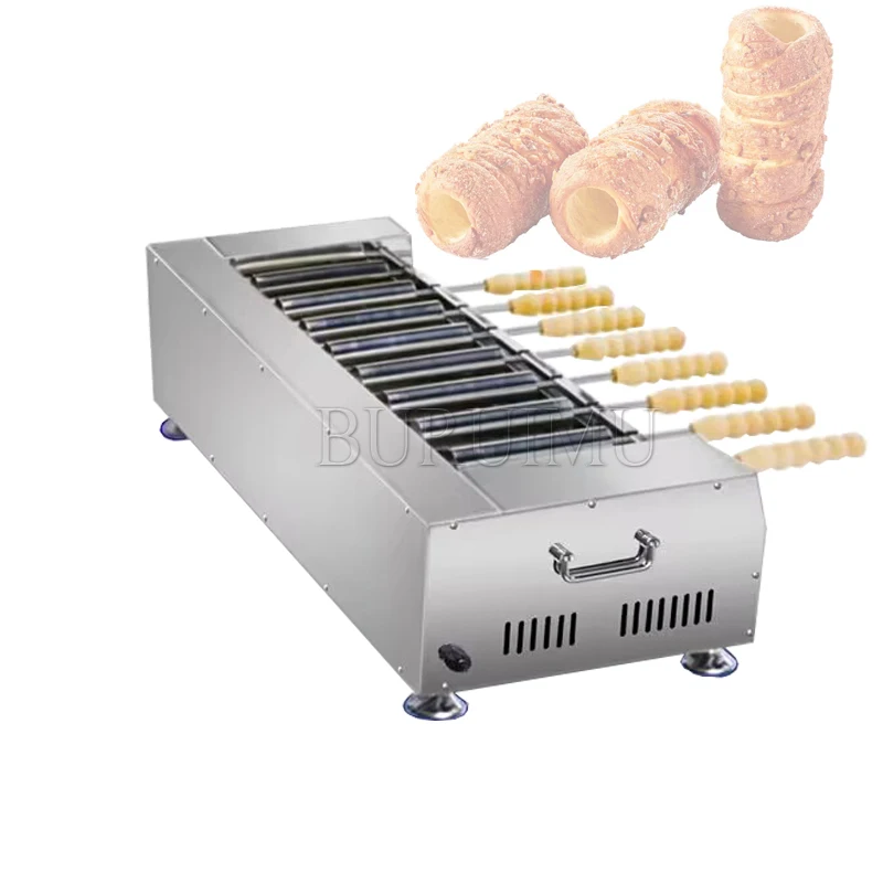 С 8-роликовым электрическим венгерским дымоходом машина для приготовления