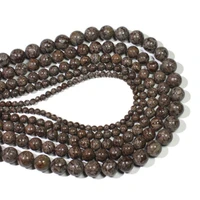 natural stone beads round coffee jasper bead for making jewelry 6 8 10mm