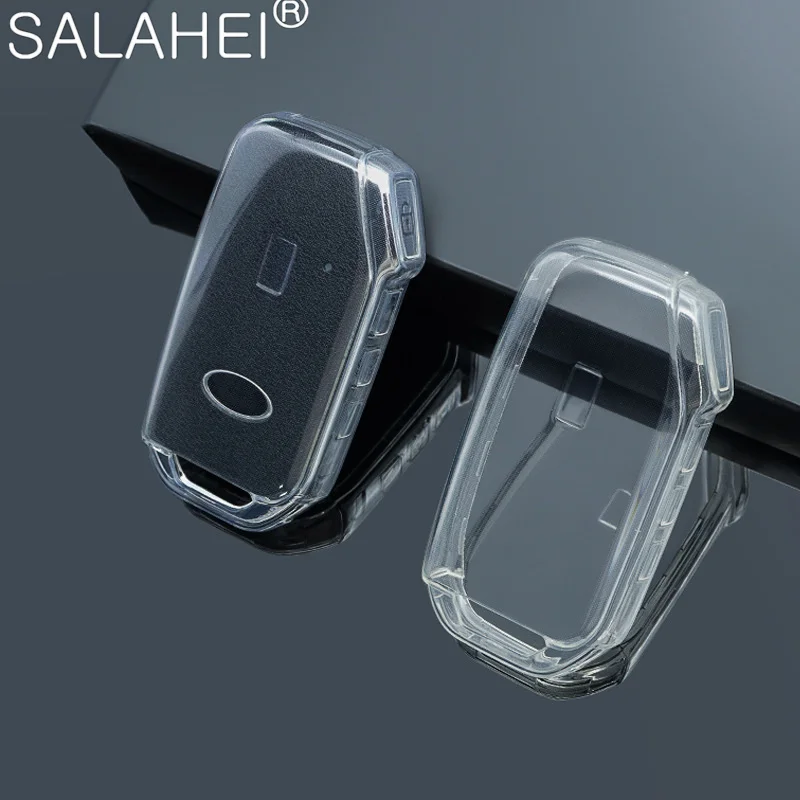 

Transparent Car Key Case Cover Holder Shell Protector For Kia Telluride SX Sportage R K5 GT Line Seltos 2021 2022 2023 Accessory
