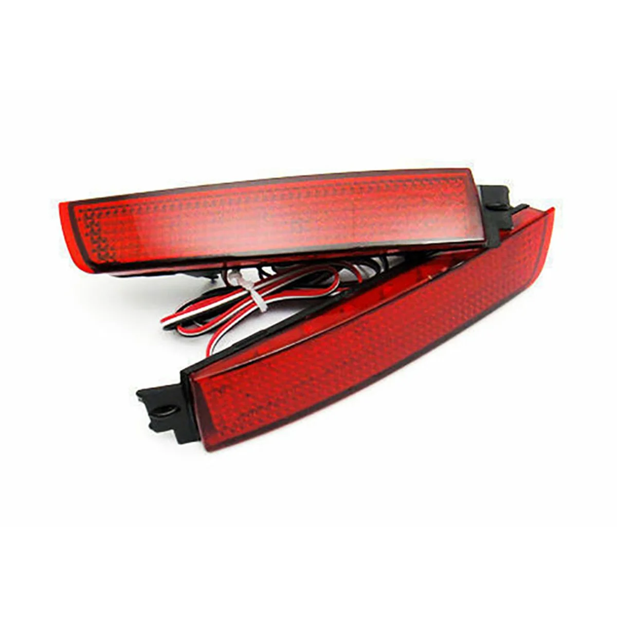 

2X Red Lens Rear Bumper Reflector Lamp LED Tail Brake Light for Nissan Juke Murano Quest Sentra Infiniti FX35 265605C000