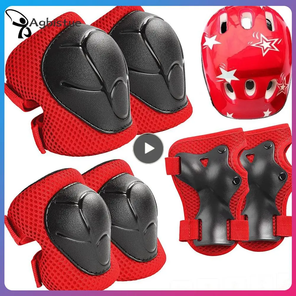 

Bicycle Sports Protective Gear Children's Roller Skating Helmet Protectors Elbow Hip Pads Protective Gear Equipment Accessories