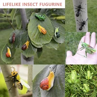 indooroutdoor garden ornament home decor lifelike insect model insect figurine simulation insect beeantsnail statue