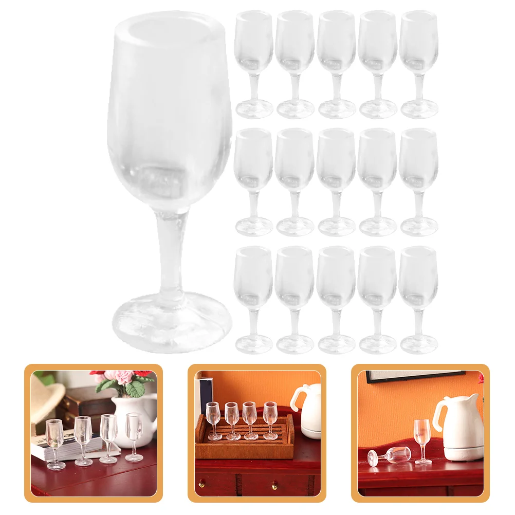 

20pcs Wear-resistant Smooth Decorative Cute Lightweight Micro Landscape Goblet for House Layout