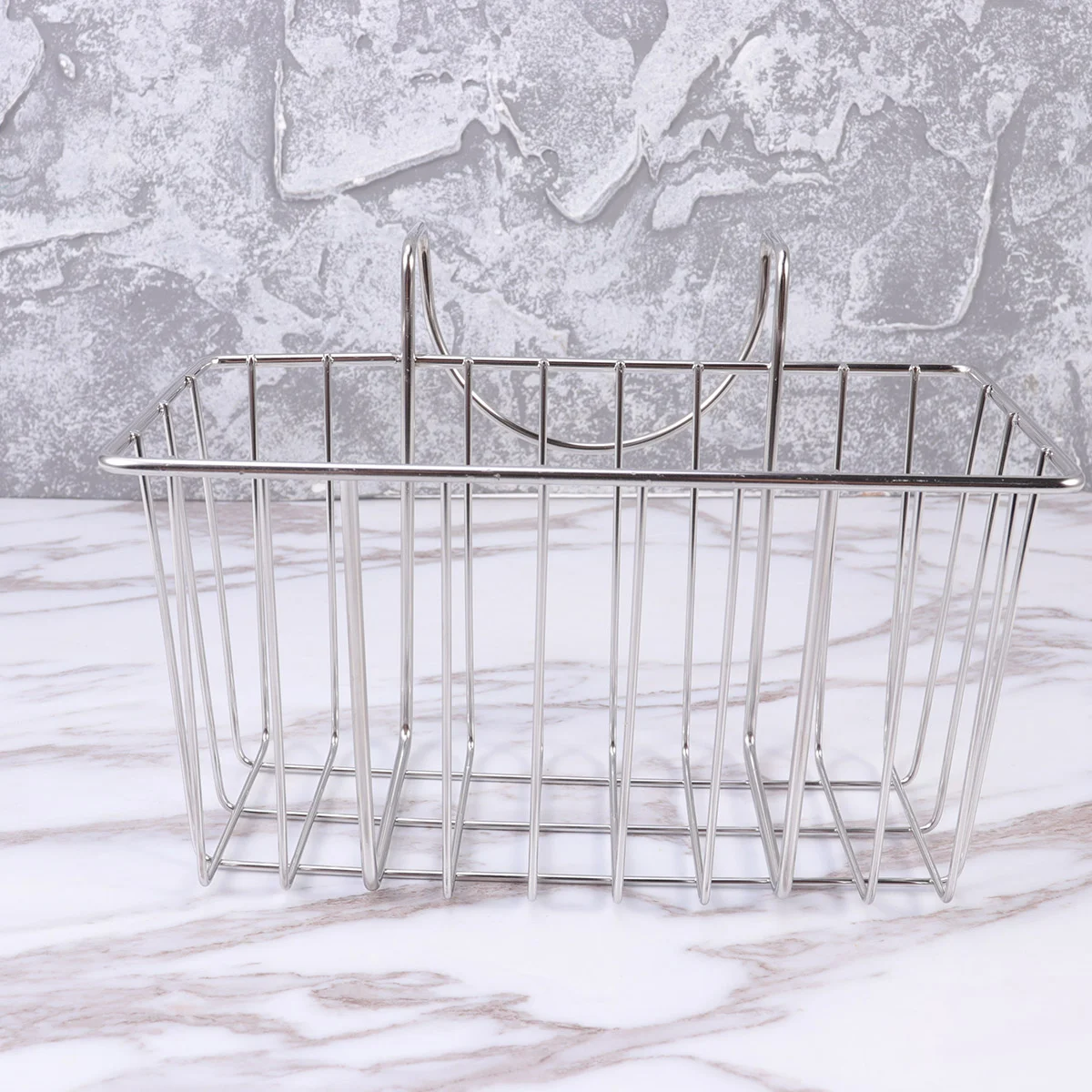 

Sink Dish Basket Stainless Steel Rack Kitchen Drain Essential Trough Water Draining Organizer Cloth Storage Hanger Tools