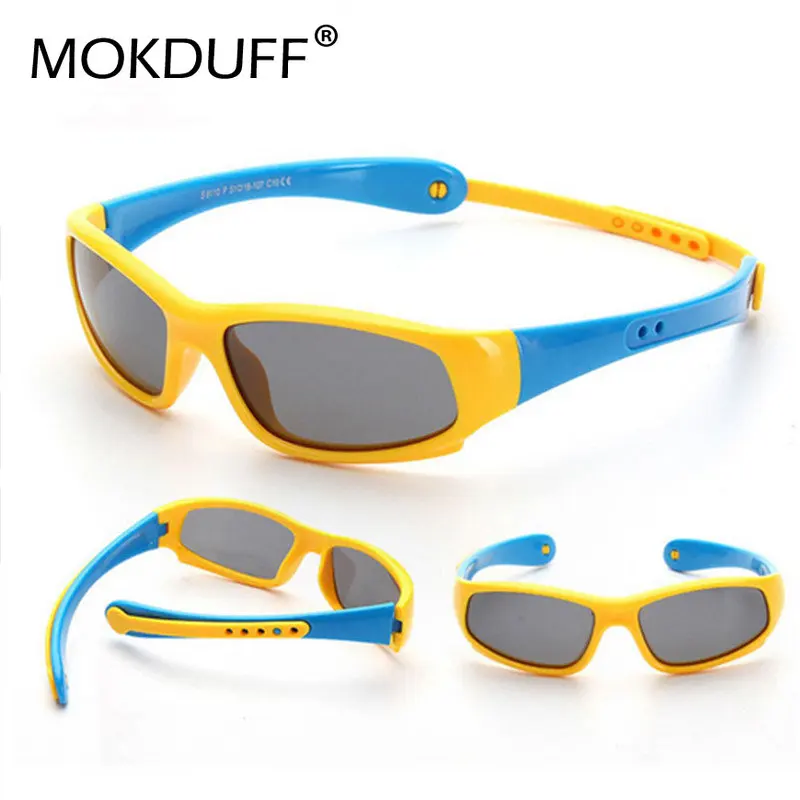 

Kids TR90 Polarized Sunglasses Children Safety Brand Sport Glasses Flexible Rubber Oculos Infantil