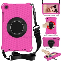 for samsung galaxy tab a 7 lite 2021 sm t220 sm t225 case shock proof eva full body cover stand tablet cover for kids with strap