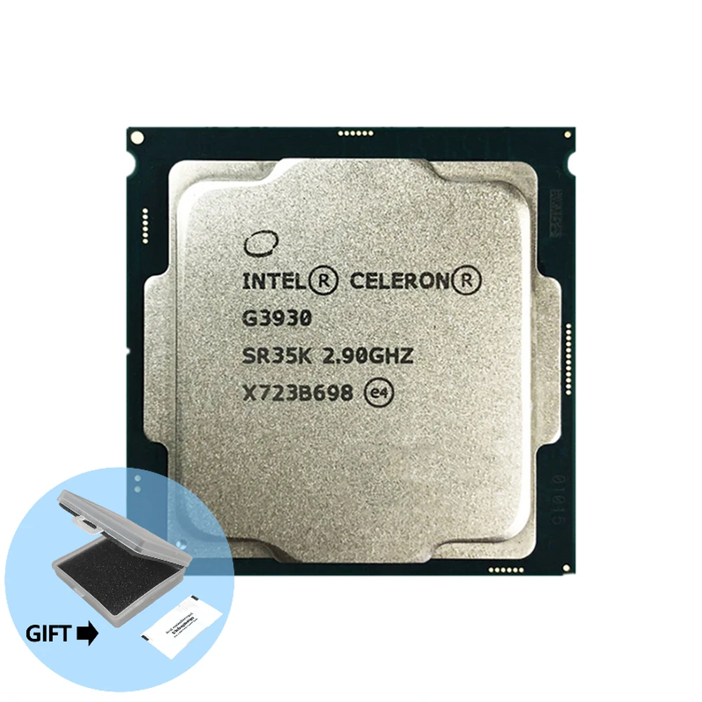 

Intel Celeron G3930 2.9 GHz Dual-Core Dual-Thread CPU Processor 2M 51W LGA 1151