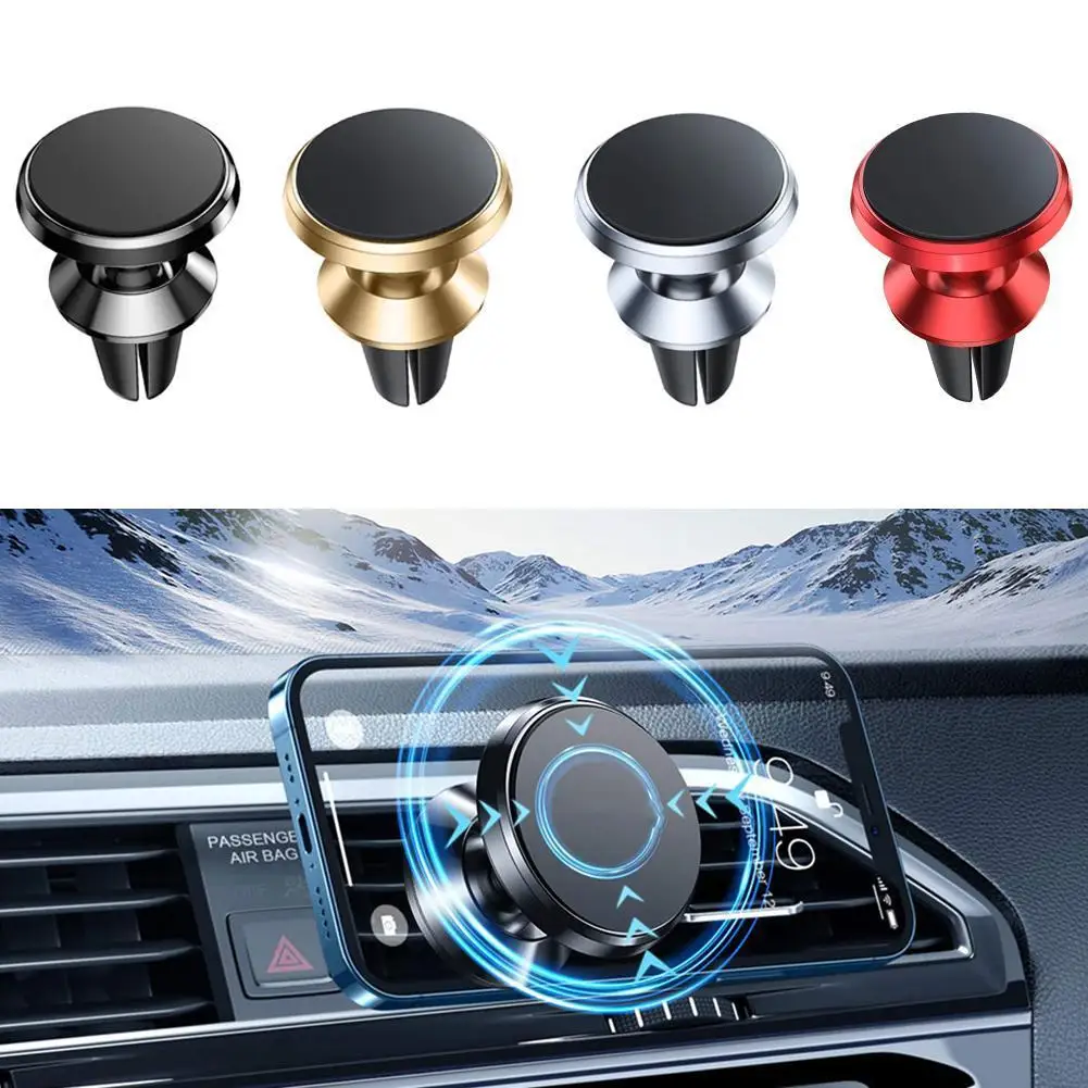 

Magnetic Car Phone Holder For IPhone For Samsung Magnet Mount 360 Rotation Car Holder for Phone In Car Phone Holder Stand