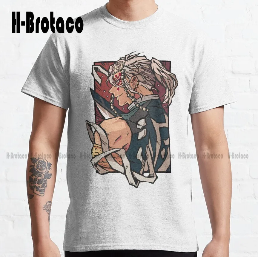 

Uzui Tengen Classic T-Shirt Demon Slayer Custom Gift Funny Art Streetwear Cartoon Tee Creative Funny Tee Xs-5Xl Unisex Retro