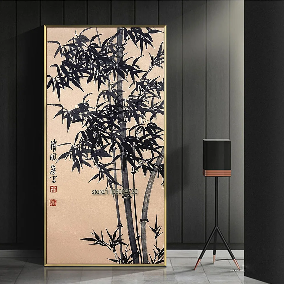 

Набор для алмазной вышивки «Древние бамбуковые листья»