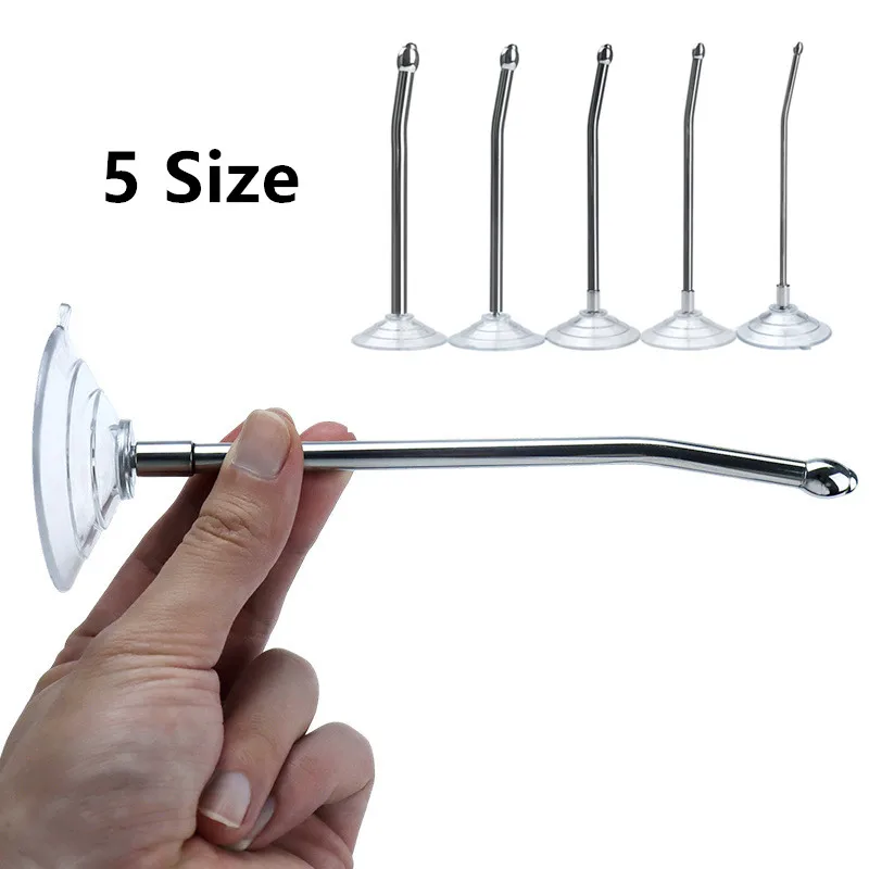 Новинка, стильная вставка для уретрального полового члена, Мужская вставка на присоске, уретрный дилататор 5 размеров, уретрный расширитель Souding, уретральная сталь Estim