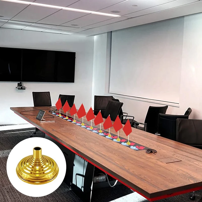 25 шт. Золотая мини-ручная подставка для флага настольная бар ресторан вечеринка