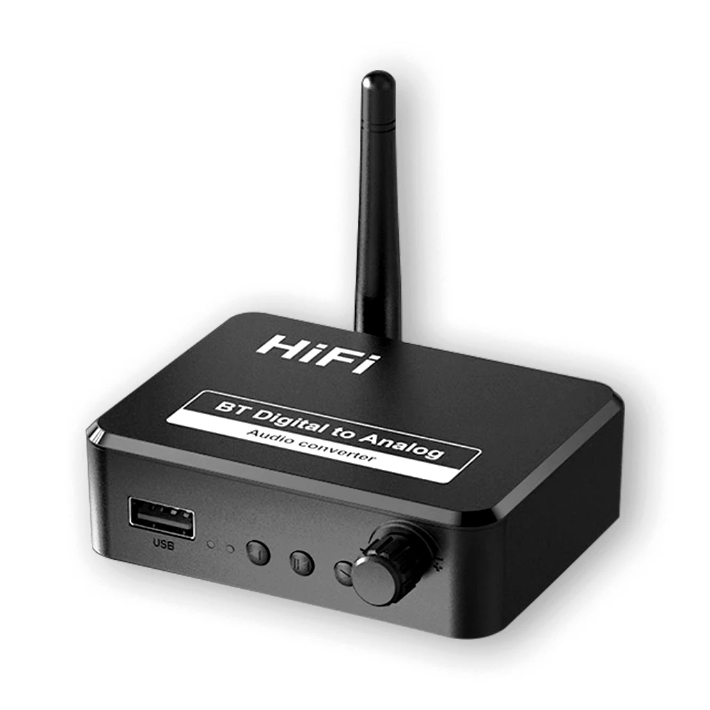 Приемник Bluetooth 5 1 цифро-аналоговый аудио DAC преобразователь адаптер цифровой SPDIF