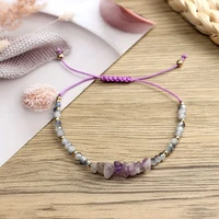 new rice beads hand woven irregular gravel bracelet jewelry hand chain bangle