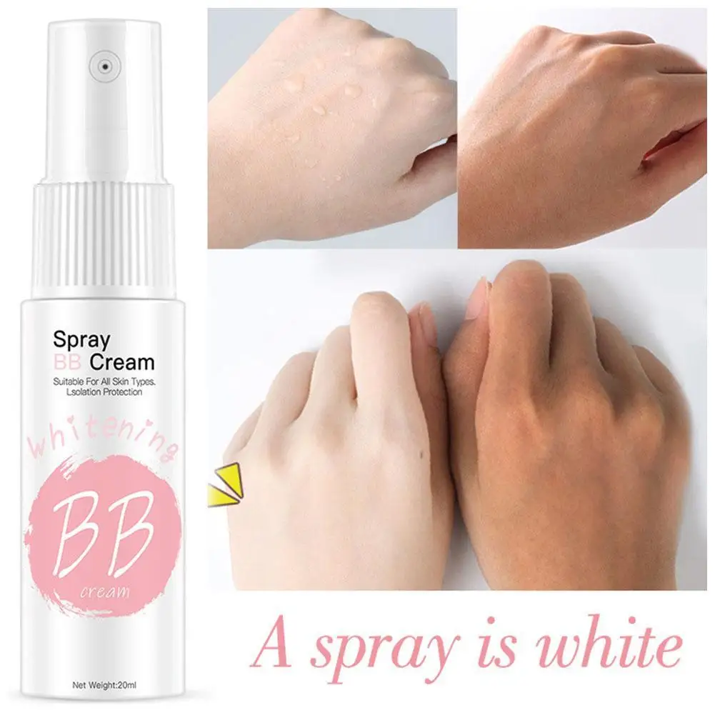 

1pc 20ml BB Cream Concealer Whitening Base Spray Brighten Moisturizing Face Foundation Waterproof Makeup Beauty Korean Cosmetics