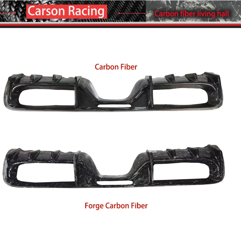 Для Mini Cooper S F55 F56 F57 влажный задний диффузор из углеродного волокна с тормозным