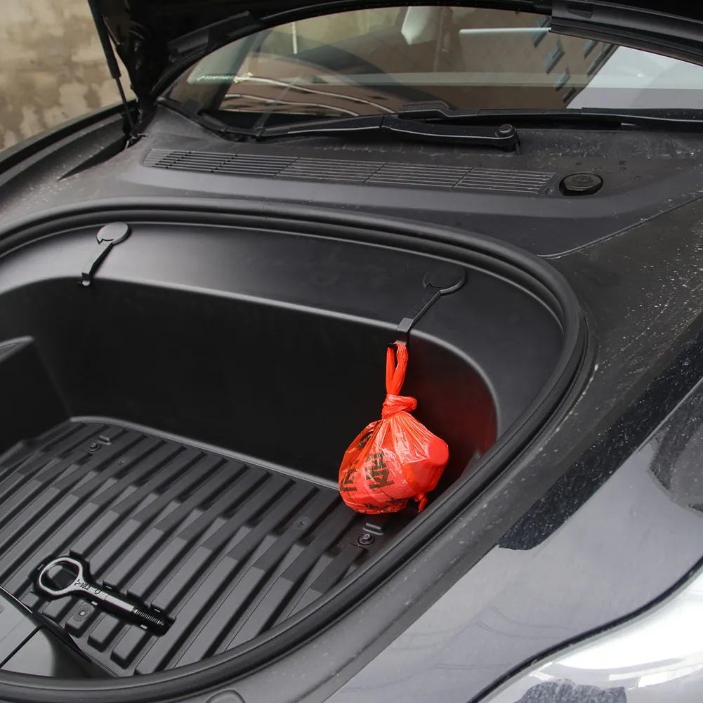 

ABS Screw Cover Storage Box Hook Black Parts Wear-resistant With Tools