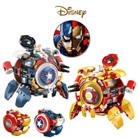 disney marvels ironman arc reactor wrecking ball captain america shiled brick overwatchings building blocks toys kid gift