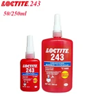 Средней прочности, общего назначения, тип 50250 мл, Loctite 243, клейкий винтовой герметик, клей для резьбы