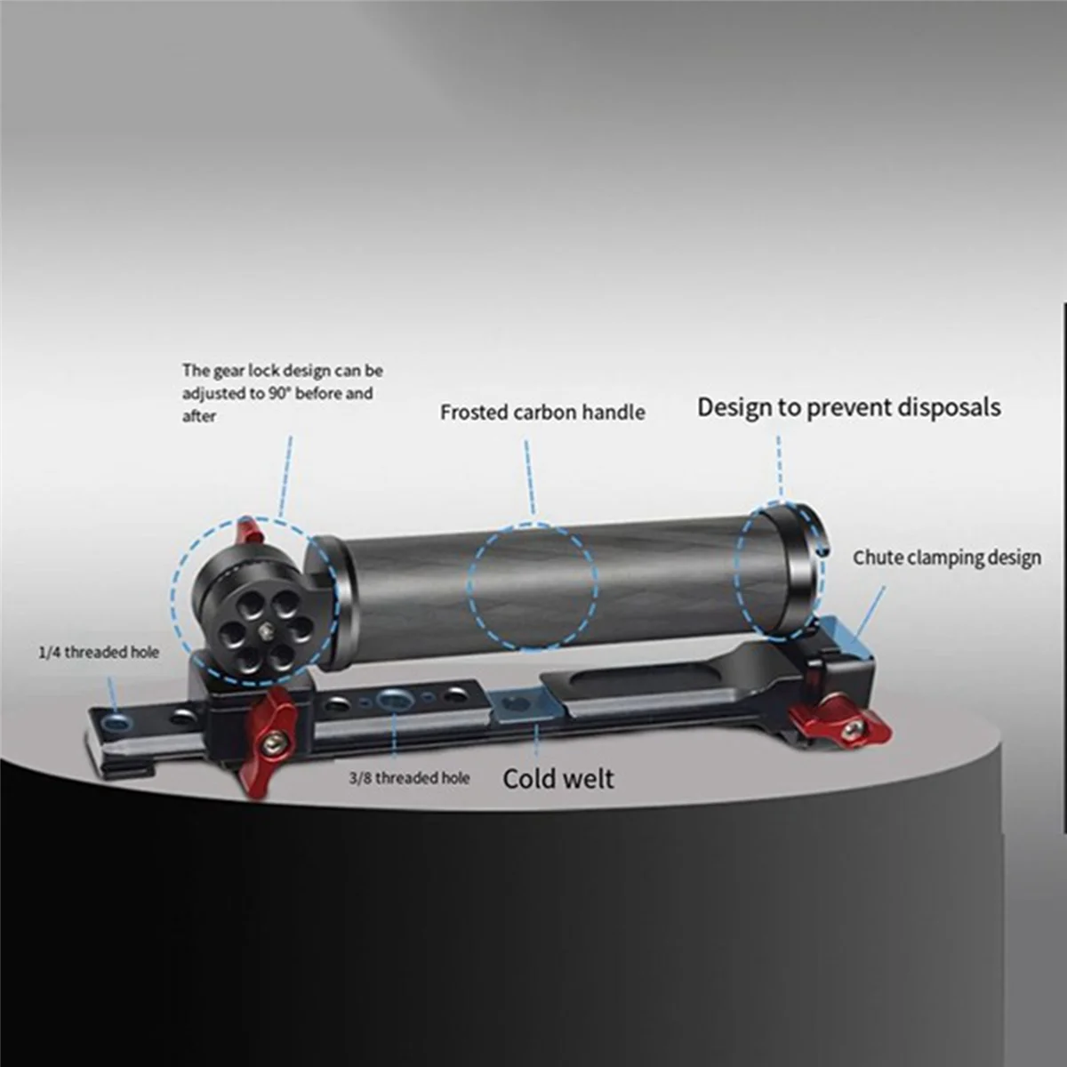 Для DJI Ruying RSC 2 RS2 Ручка-горшок Портативный двойной ручной стабилизатор Складная