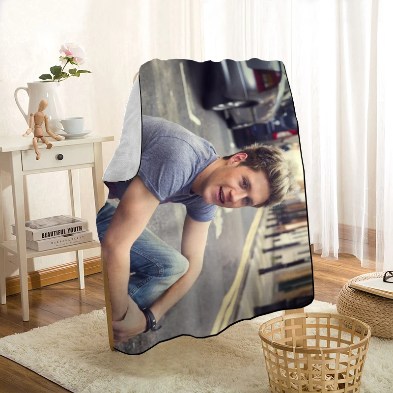 

Новое поступление, мягкое одеяло Niall Horan с принтом, покрывало для дома/дивана/постельного белья, портативное покрывало для путешествий для в...