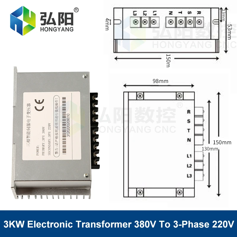 

Трехфазный Интеллектуальный серводвигатель, электронный трансформатор 380 В до 220 В до 200 В, контроллер серводвигателя 3 кВт 4 кВт 5 кВт 6 кВт