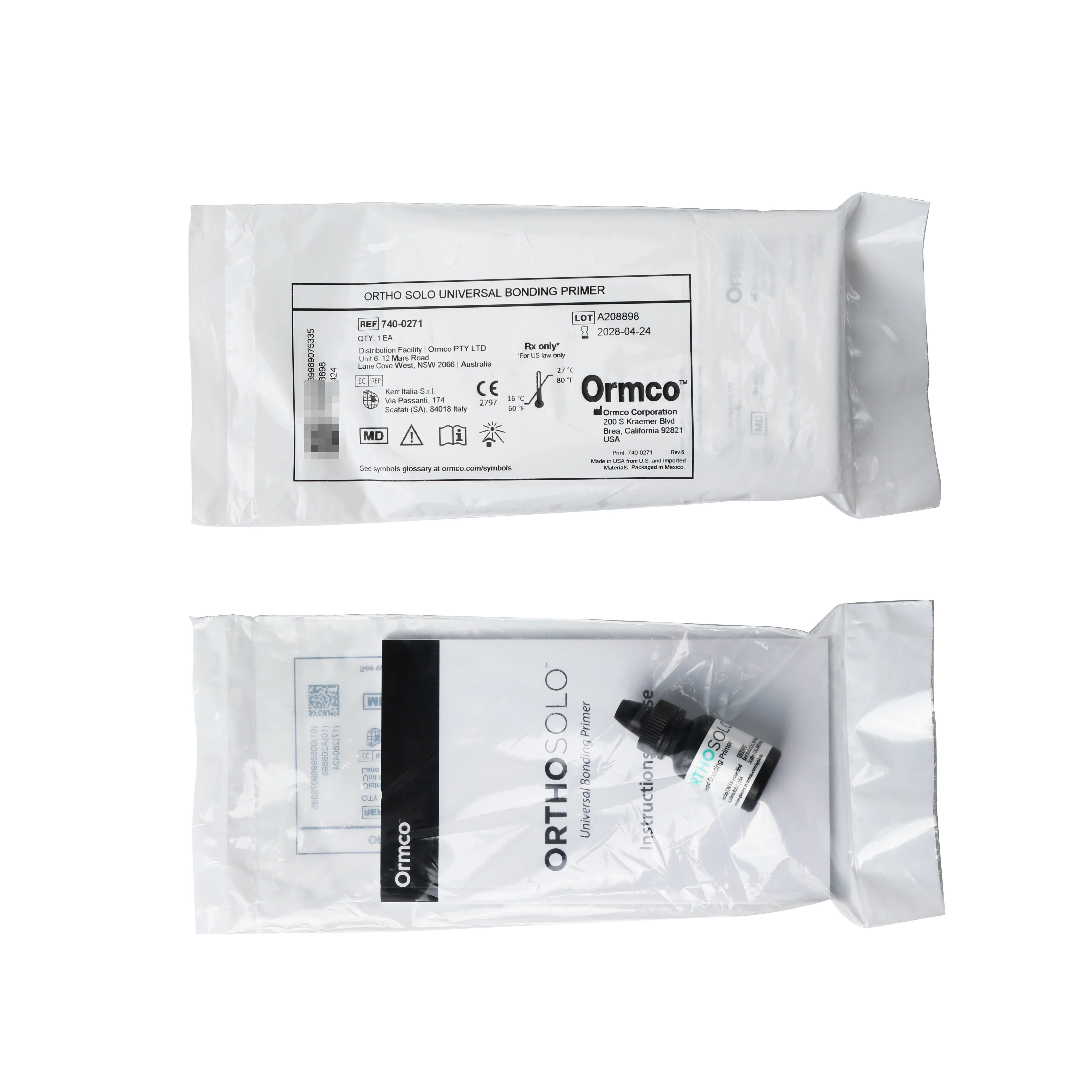 Фото Универсальный бондинговый праймер Ormco Ortho Solo, система бондинга Ortho, стоматологический праймер, 5 мл, бренд США №3