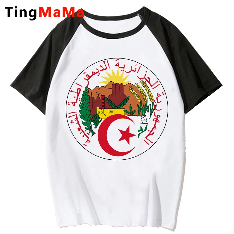 

Algeria tshirt women couple grunge vintage harajuku kawaii casual t shirt harajuku graphic tees women
