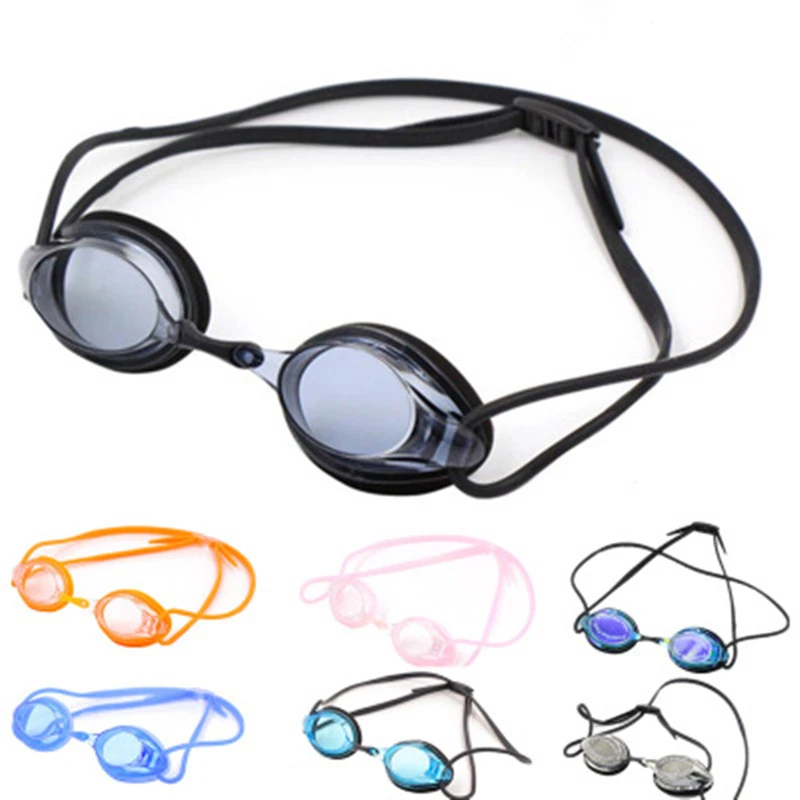 

Профессиональные Водонепроницаемые противотуманные очки для взрослых, мужские и женские плавательные очки, регулируемые силиконовые очки для плавания