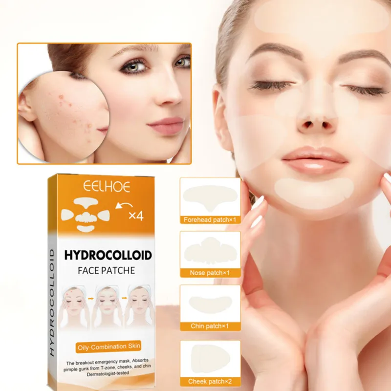 

5 Types Hydrogel Face Acne Patches Transparent Invisible Acne Patches Face Blemish Removal Waterproof Skin Care Tools