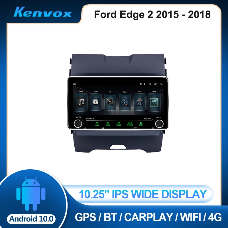 

Автомагнитола 2 din, 10,25 дюйма, IPS, Android, для Ford Edge 2 2015 - 2018