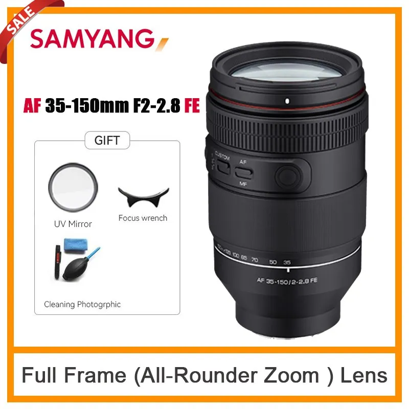 SAMYANG AF 35-150 мм F2-2.8 FE автофокус зум-объектив полнокадровый для камеры Sony с