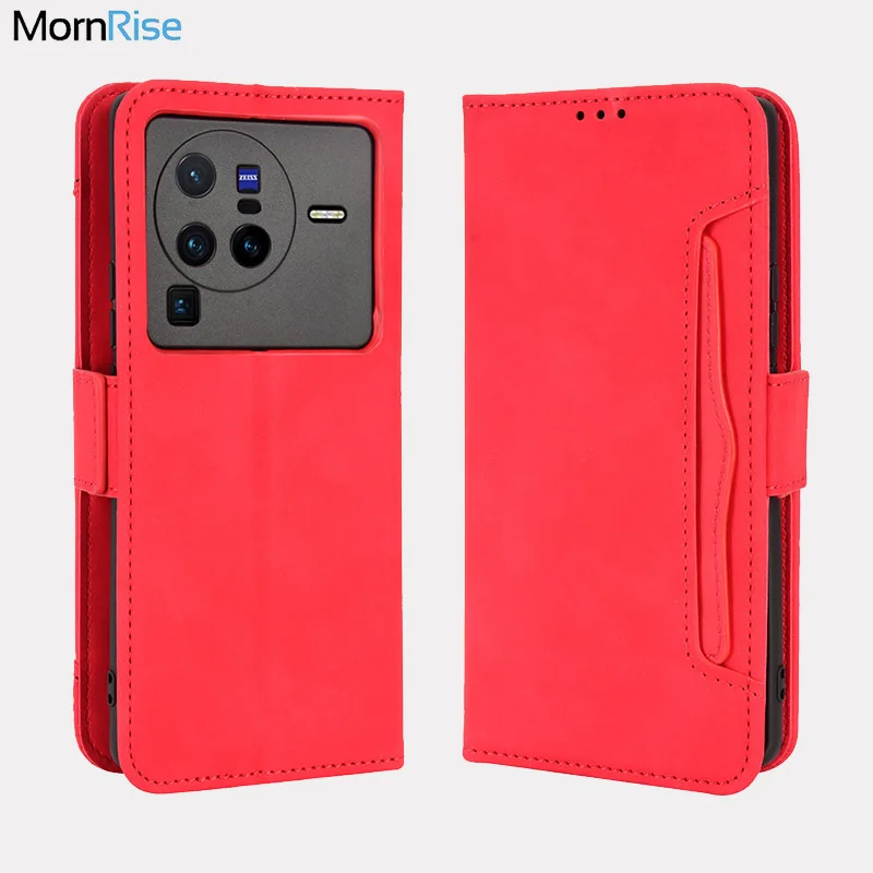 

For VIVO X80 5G Wallet Case Magnetic Book Flip Cover For VIVO X80 Pro 5G Card Photo Holder Luxury Leather Mobile Phone Fundas