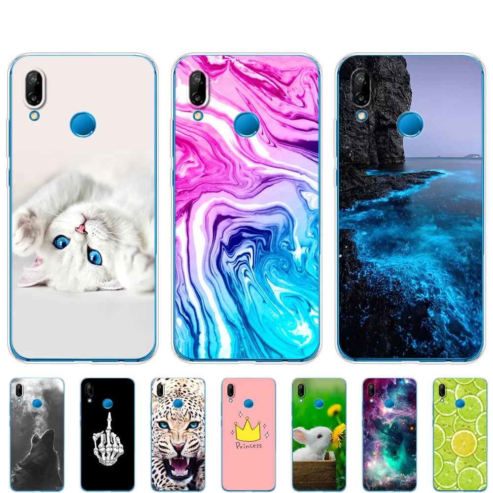 case For Huawei P20 Lite 5.84  huawei p20 pro phone back cover for HUAWEI P 20 Coque back cover protective phone clear