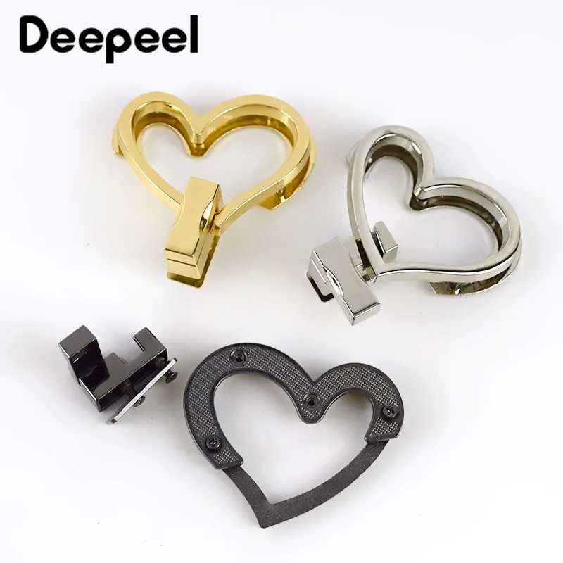 

2/5Pcs Deepeel Metal Lock Clasp Swivel Twist Turn Locks Buckles DIY Handbag Purse Hardware Clasps Closure Bags Replace Accessory