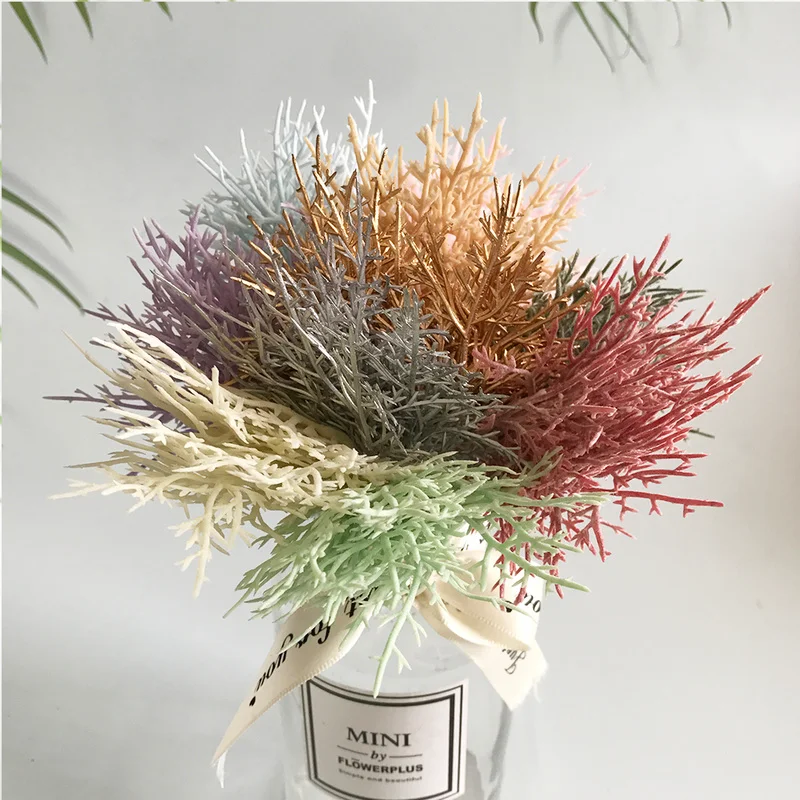 

6pc Dried Flowers Small Natural Dried Floral Plants Mini Real Bouquets Home Decoration Photography Props Art Craft Decor