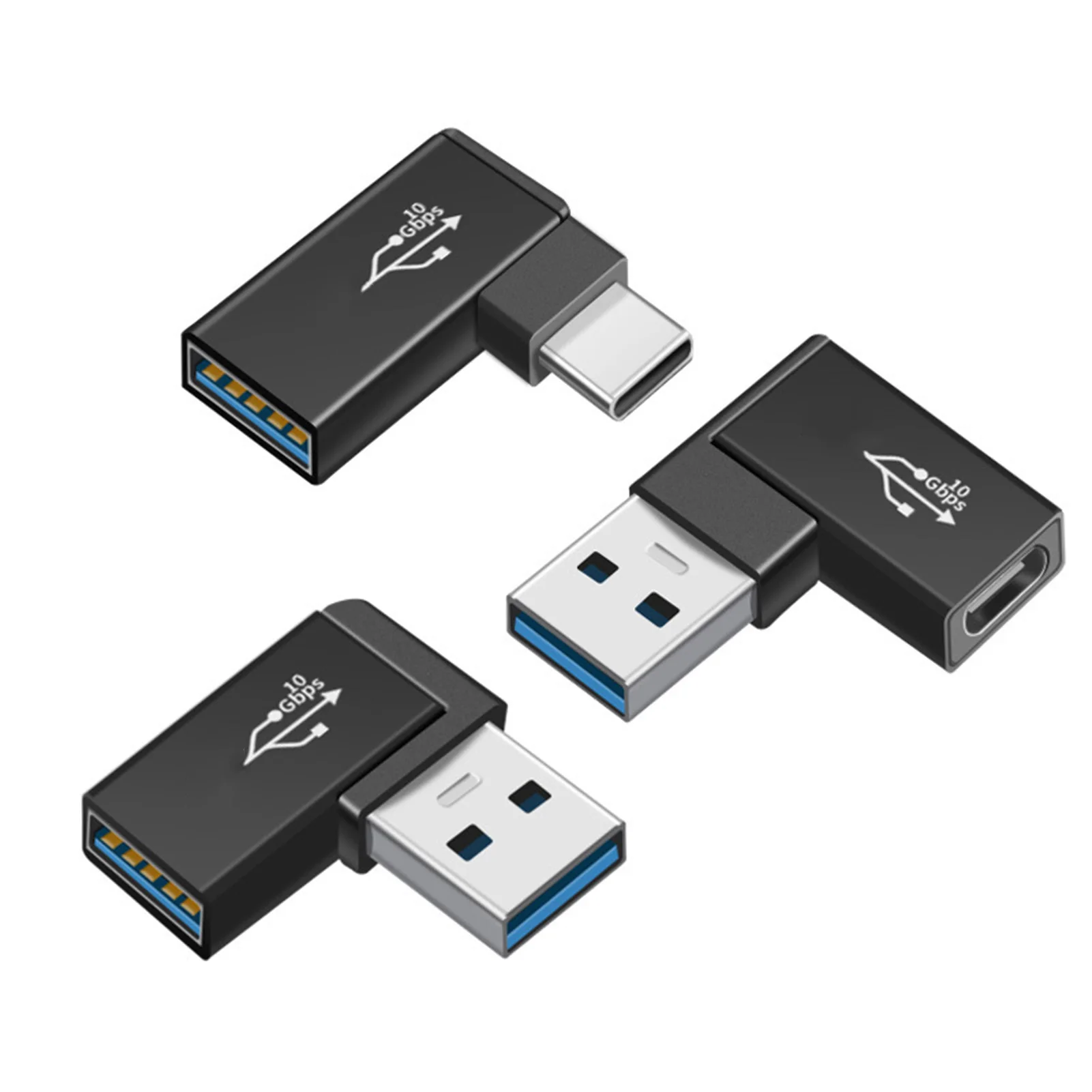 

USB-CTo USB 3.0 Adapter OTG Connector USB 3.1 Type C Female To USB 3.0 Male Adapter 90 Degree Interface High Speed Transmission