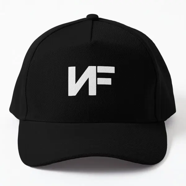 Бейсбольная кепка Nf Real Music Merch однотонная Черная спортивная летняя повседневная