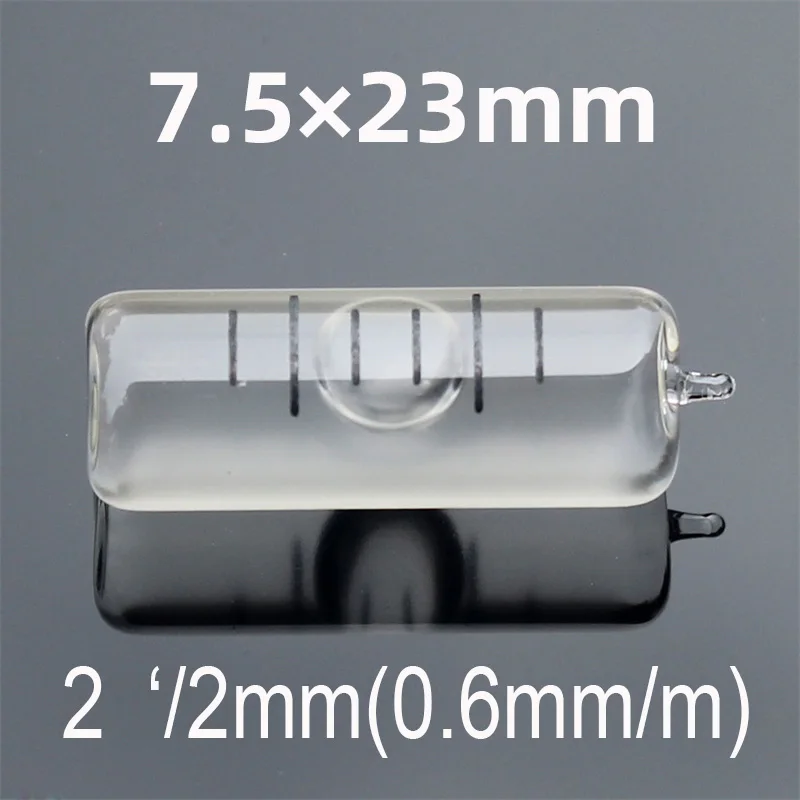 

HACCURY 7,5x23 мм Мини стеклянный трубчатый Уровень пузырьки мини ампулы пузырьки