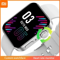 xiaomi mijia smartwatch 2022 new men women bluetooth call message push heart rate monitor music sports mi smart watch for apple
