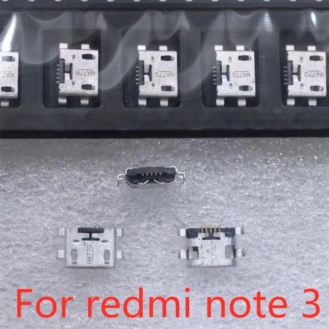 10-100 шт. Новинка для Xiaomi Redmi 5 4 Pro / NOTE 3 4X Micro USB зарядная док-станция гнездо разъем