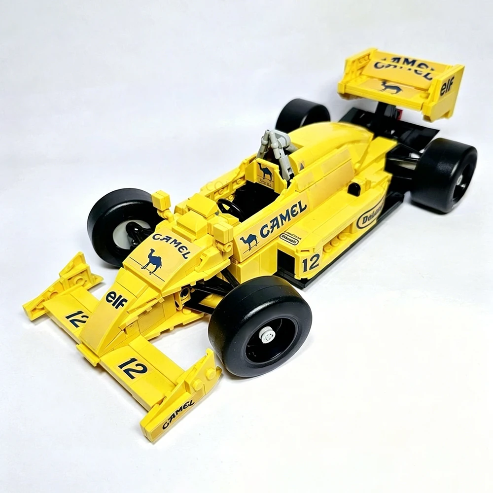 Фото Новая модель MOC Speed ​ ​ Конструктор-модель гоночного автомобиля Lotus 99T Grand Prix 1987 года, серия 1987, модульная сборка, детская игрушка, подарок для мальчика №1