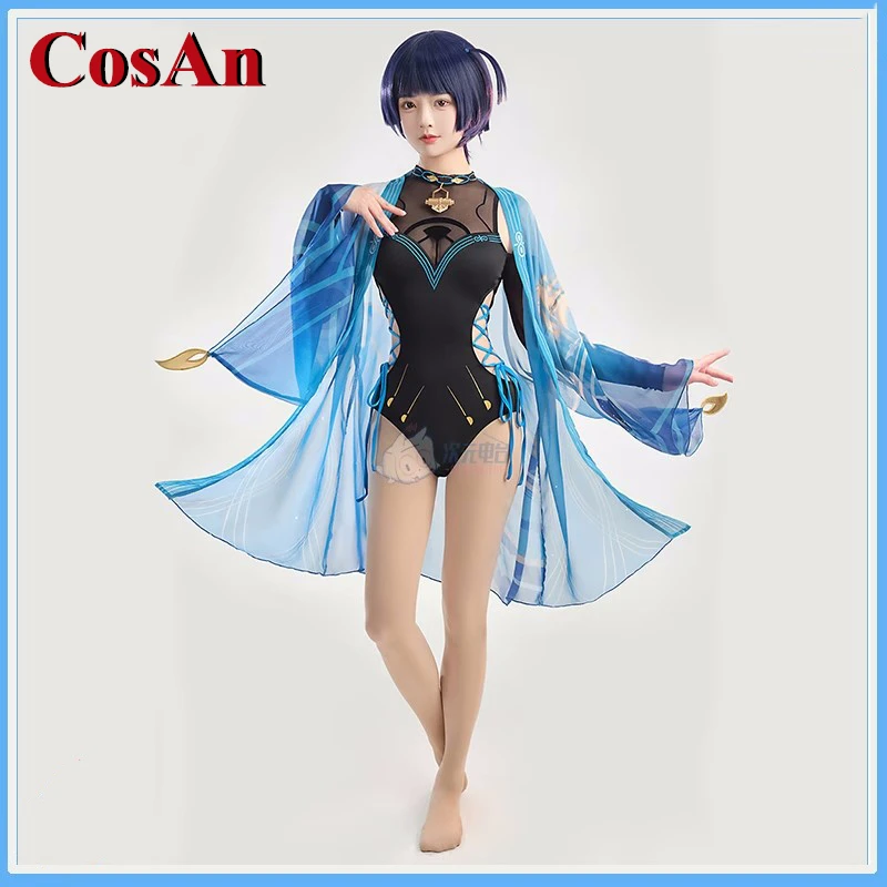 CosAn Game Genshin Impact Scaramouche/Wanderer косплей костюм Лето Горячая весенняя одежда